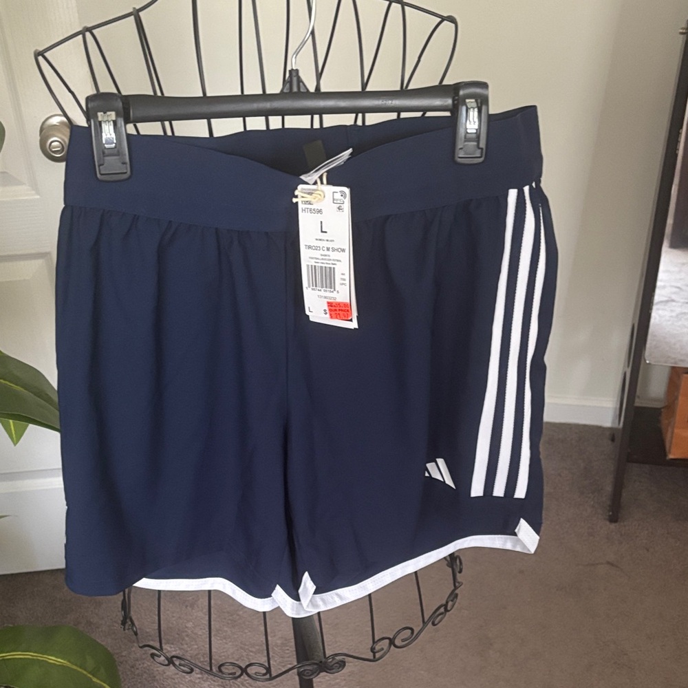 Adidas Women's Dark Blue Athletic Shorts